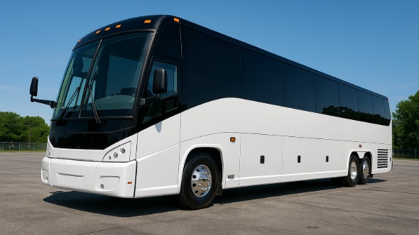 Exterior of Fountain Valley Party Bus Company's 40 Passenger Party Bus in Fountain Valley