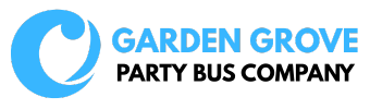 garden grove party bus company logo