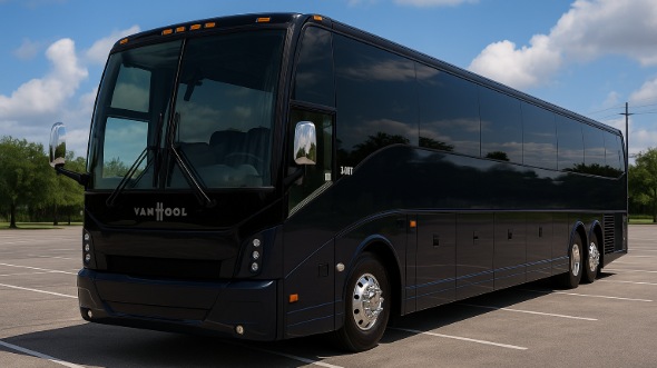 santa ana employee shuttle charter bus rental