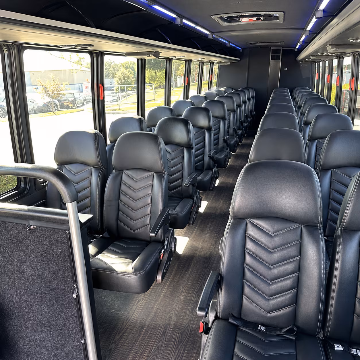 Santa Ana Corporate Transportation party bus exterior
