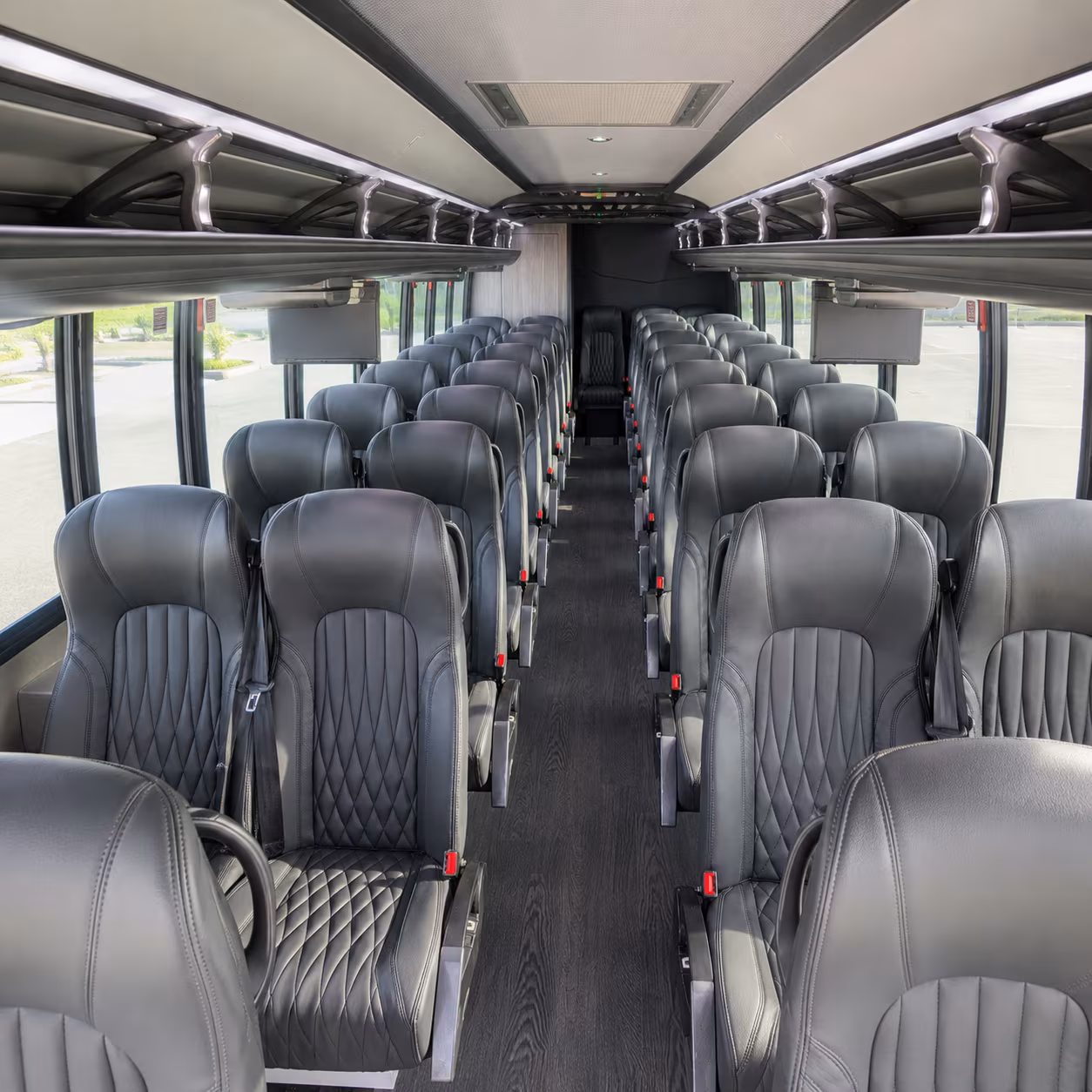 Santa Ana Corporate Transportation party bus exterior
