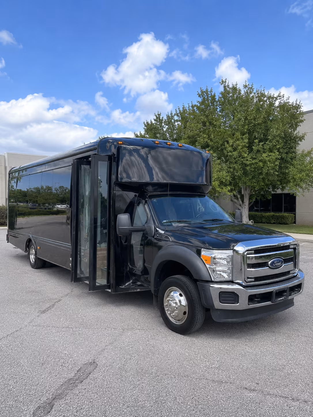 Santa Ana Prom & Homecoming Transportation party bus exterior