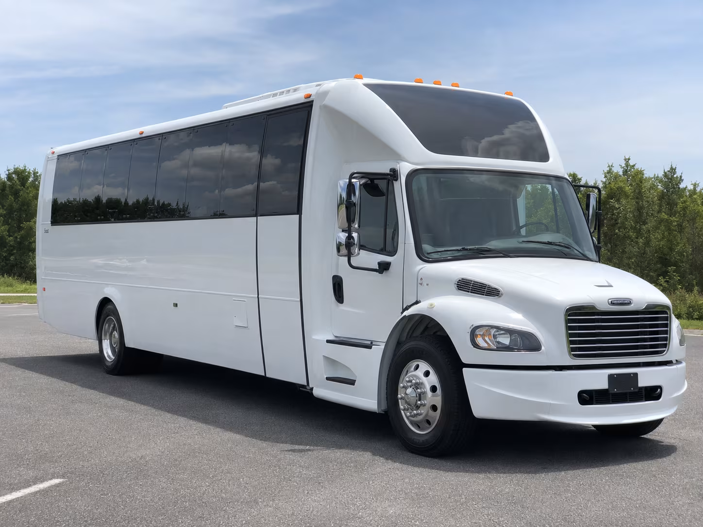 Santa Ana Sporting Event Transportation party bus interior