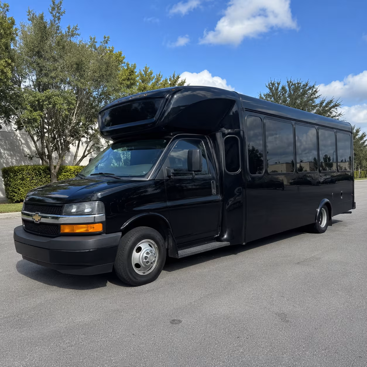 Santa Ana Wedding Transportation onboard seating