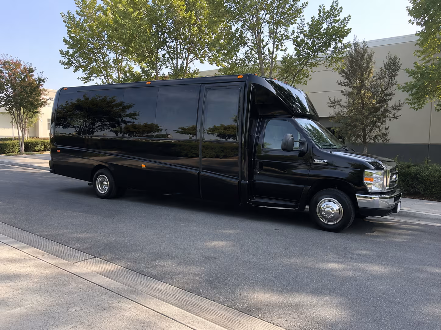 Santa Ana Wedding Transportation party bus interior