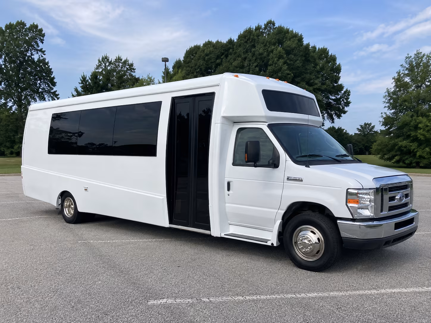 Santa Ana Winery Tour & Pub Crawl Transportation party bus exterior