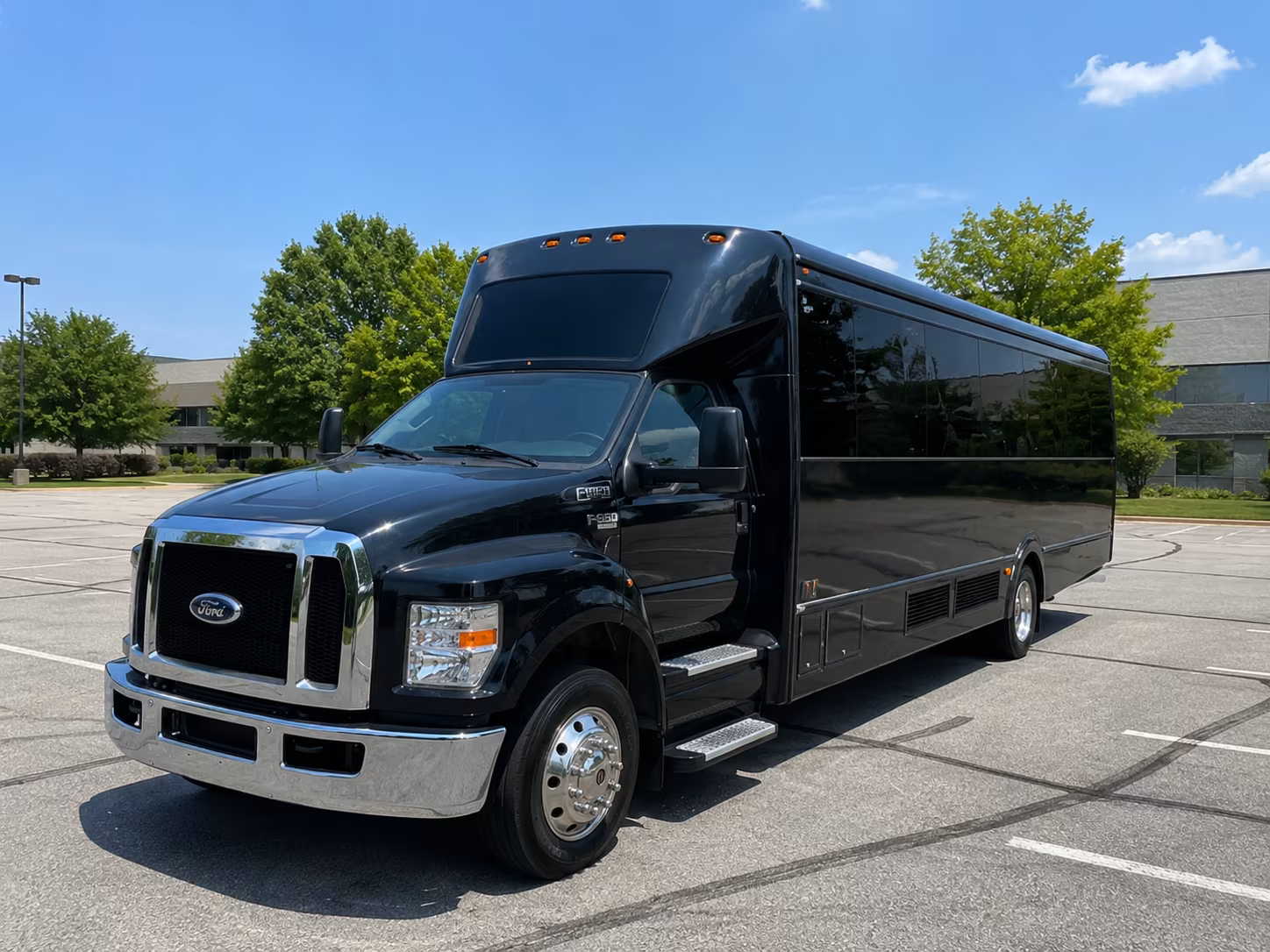 Santa Ana Winery Tour & Pub Crawl Transportation party bus exterior